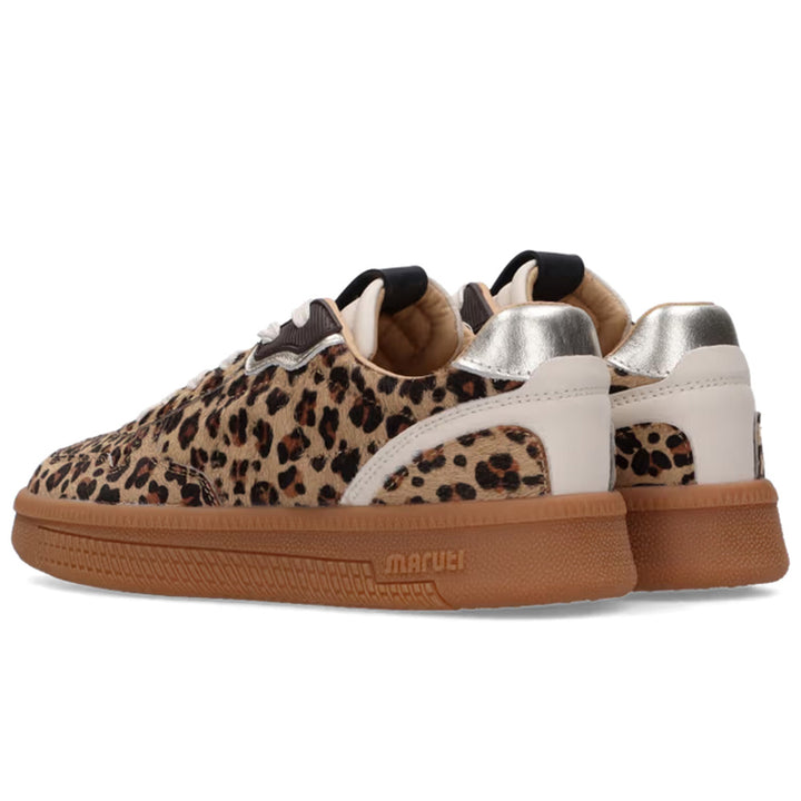Maruti Damen Schuhe Sneaker Yale Hairon Leopard  Tan