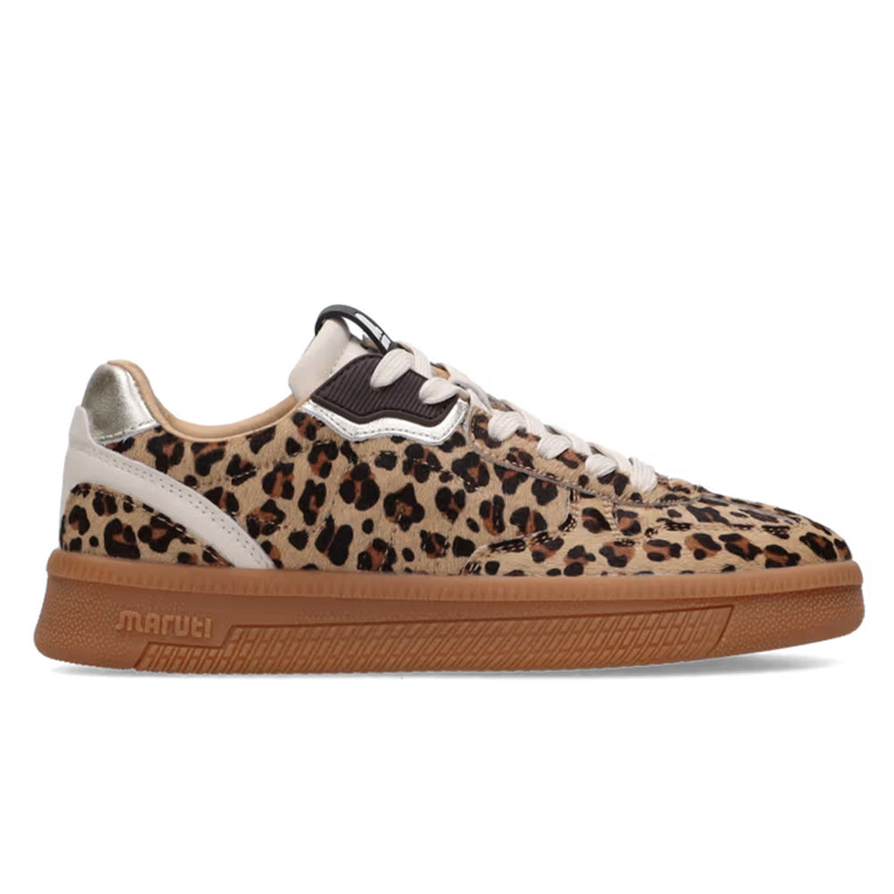 Maruti Damen Schuhe Sneaker Yale Hairon Leopard  Tan