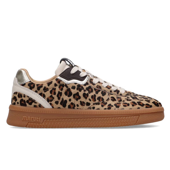 Maruti Damen Schuhe Sneaker Yale Hairon Leopard  Tan