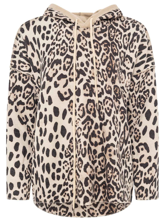 Zwillingsherz Damen Pullover Doubleface Hoodie "Classic Leo"