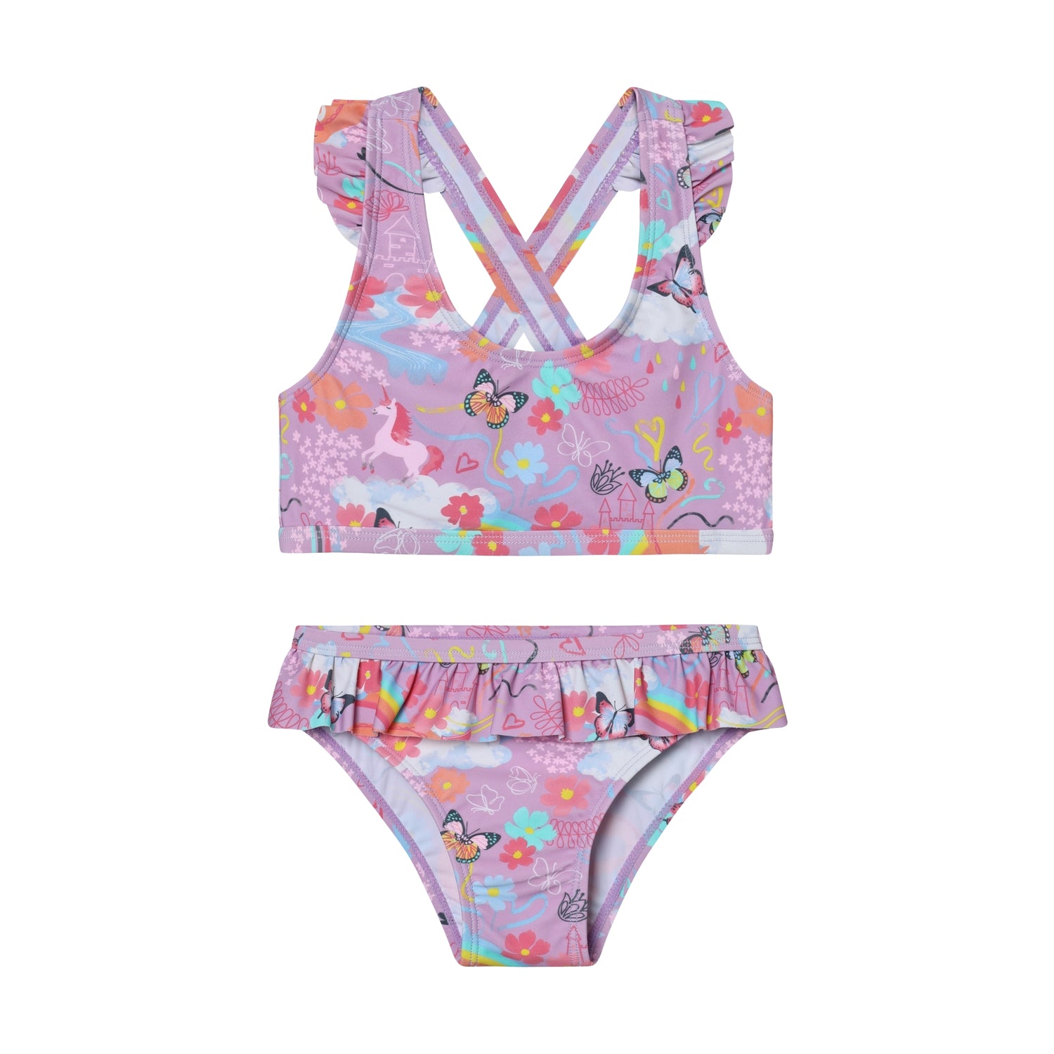 Color Kids Mädchen Bikini 720337 – lavender mist