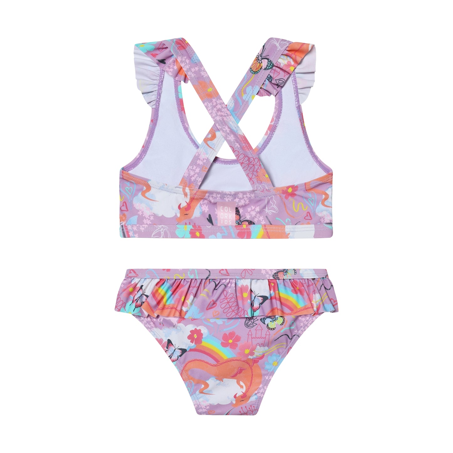 Color Kids Mädchen Bikini 720337 – lavender mist