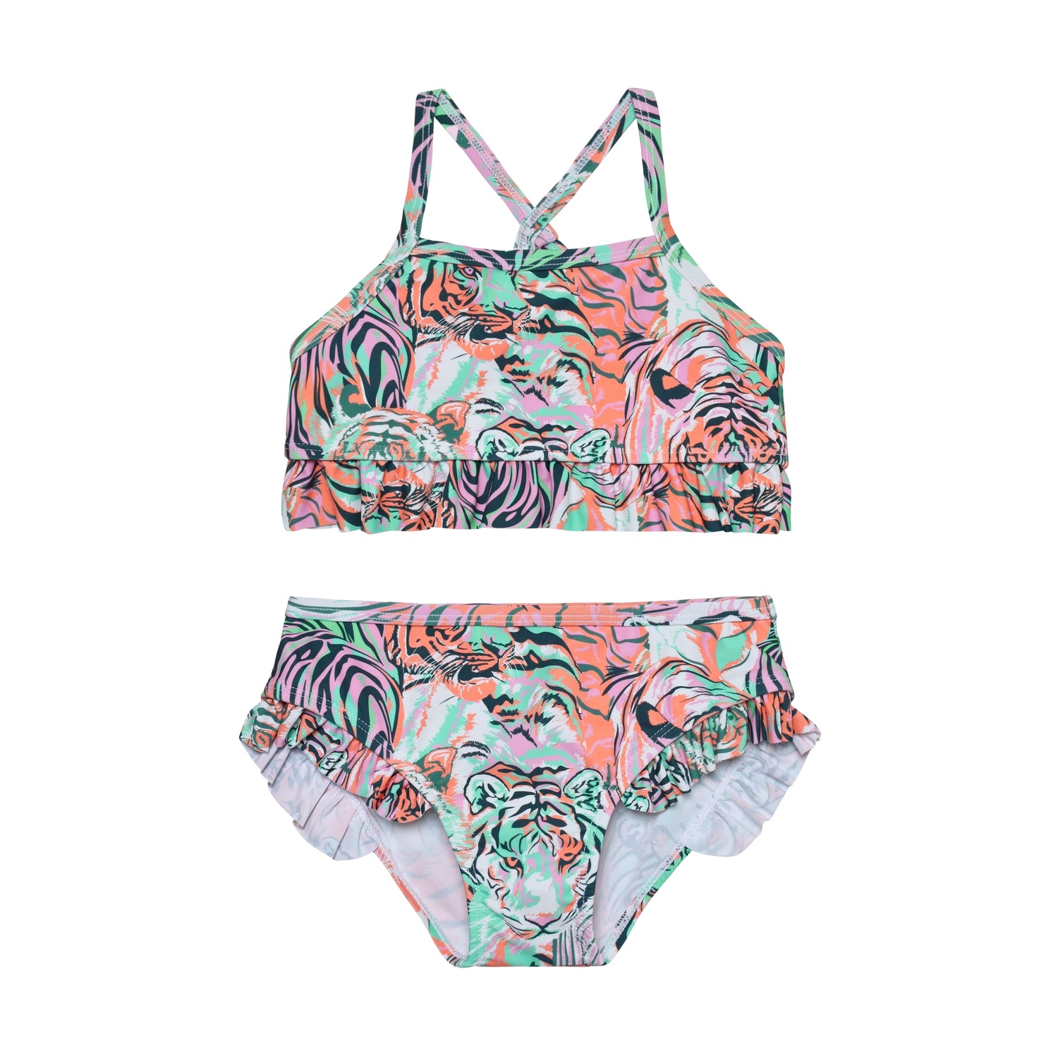 Color Kids Mädchen Bikini 720339 – begonia pink