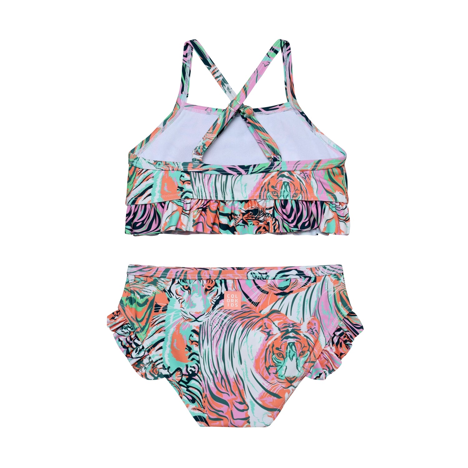 Color Kids Mädchen Bikini 720339 – begonia pink