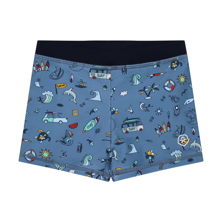 Color Kids Jungen Badehose 720391 – river blue