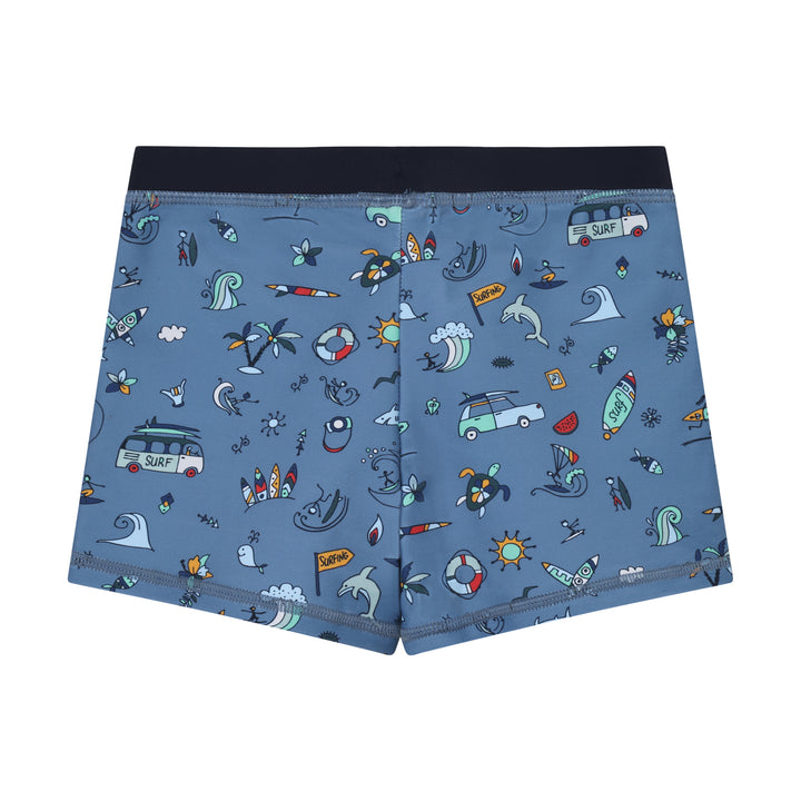 Color Kids Jungen Badehose 720391 – river blue