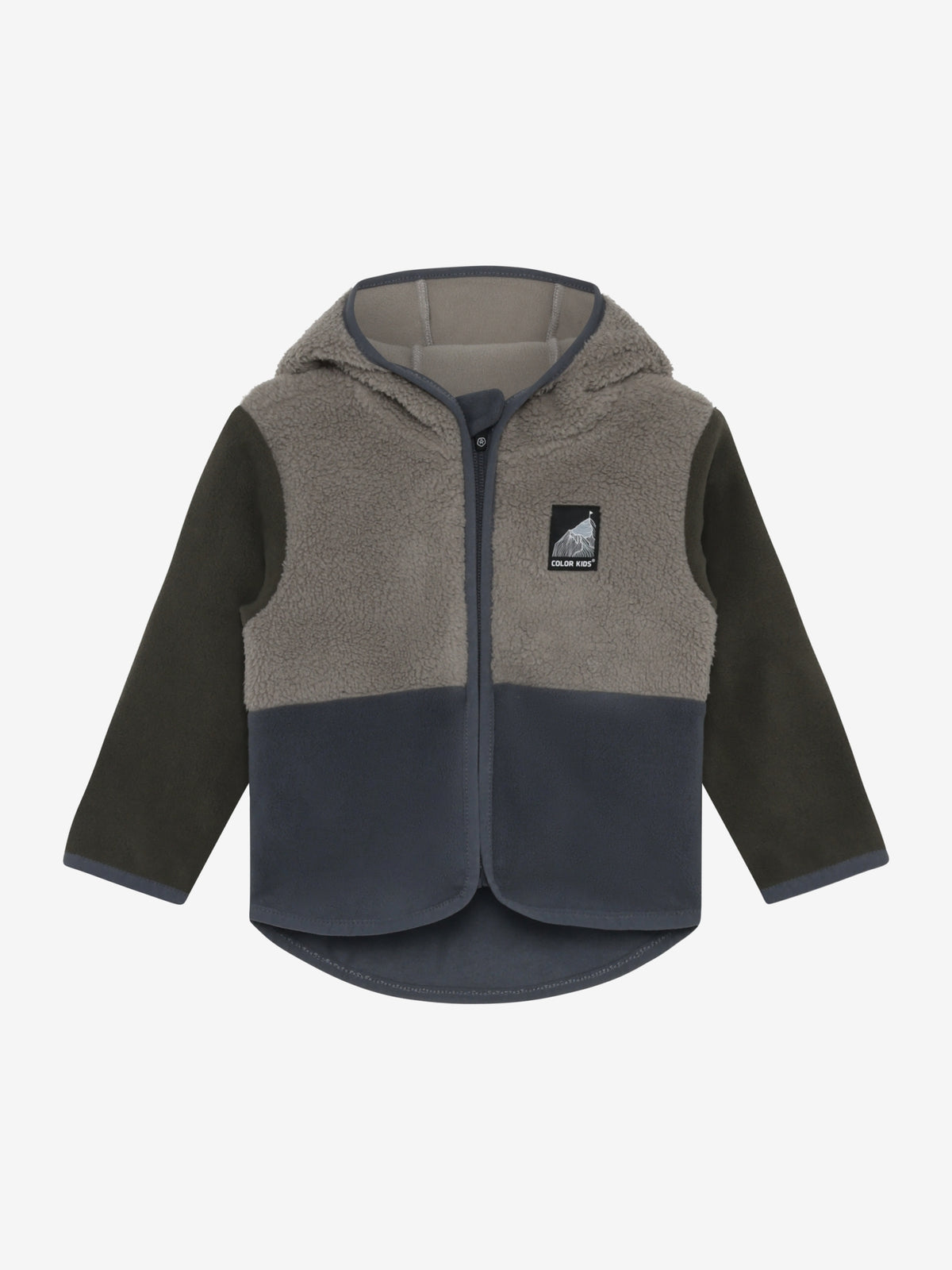 Color Kids Baby Jacke Teddy-Fleecejacke 742739 – turbulence