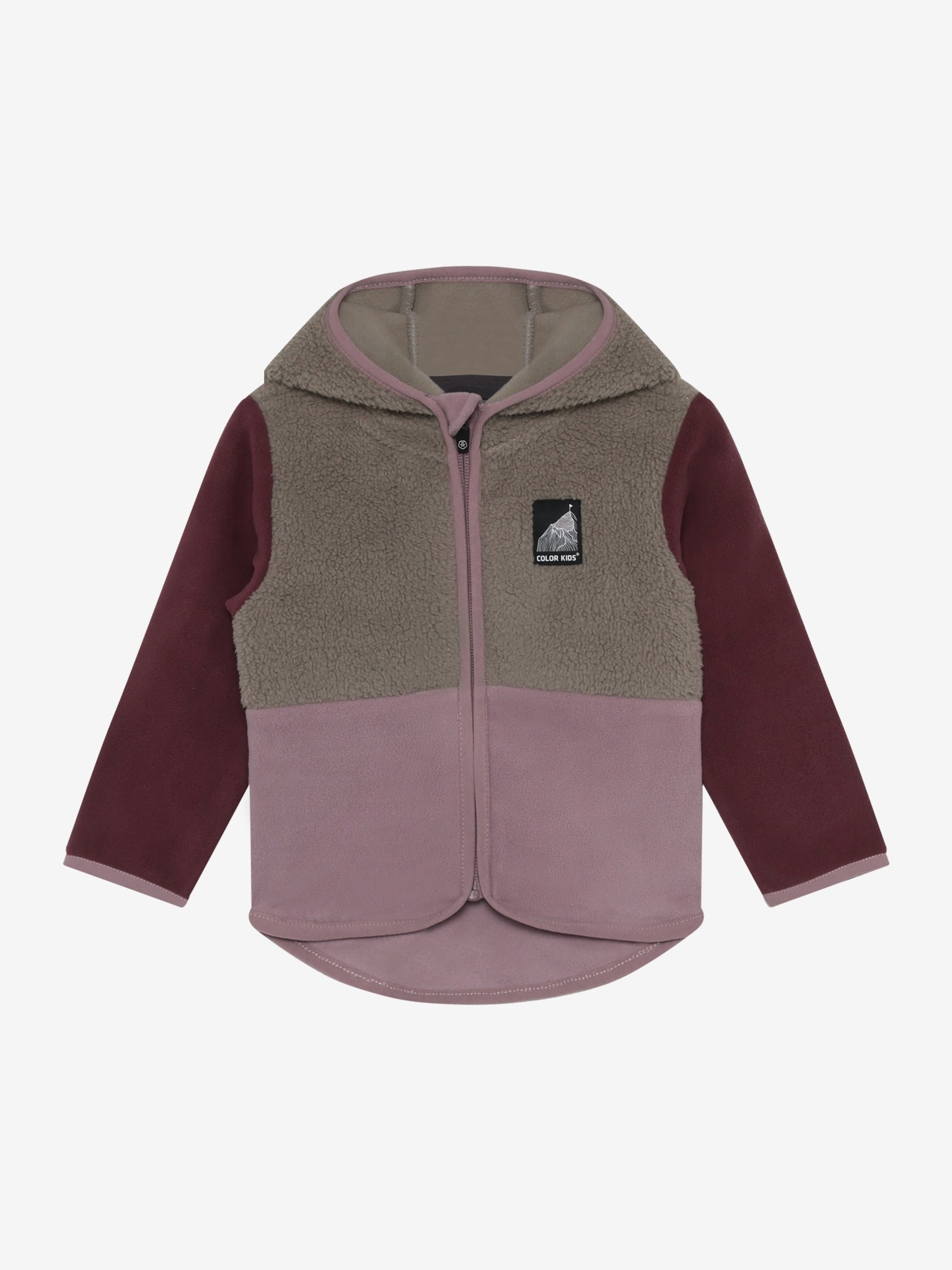Color Kids Baby Jacke Teddy-Fleecejacke 742739 – toadstool