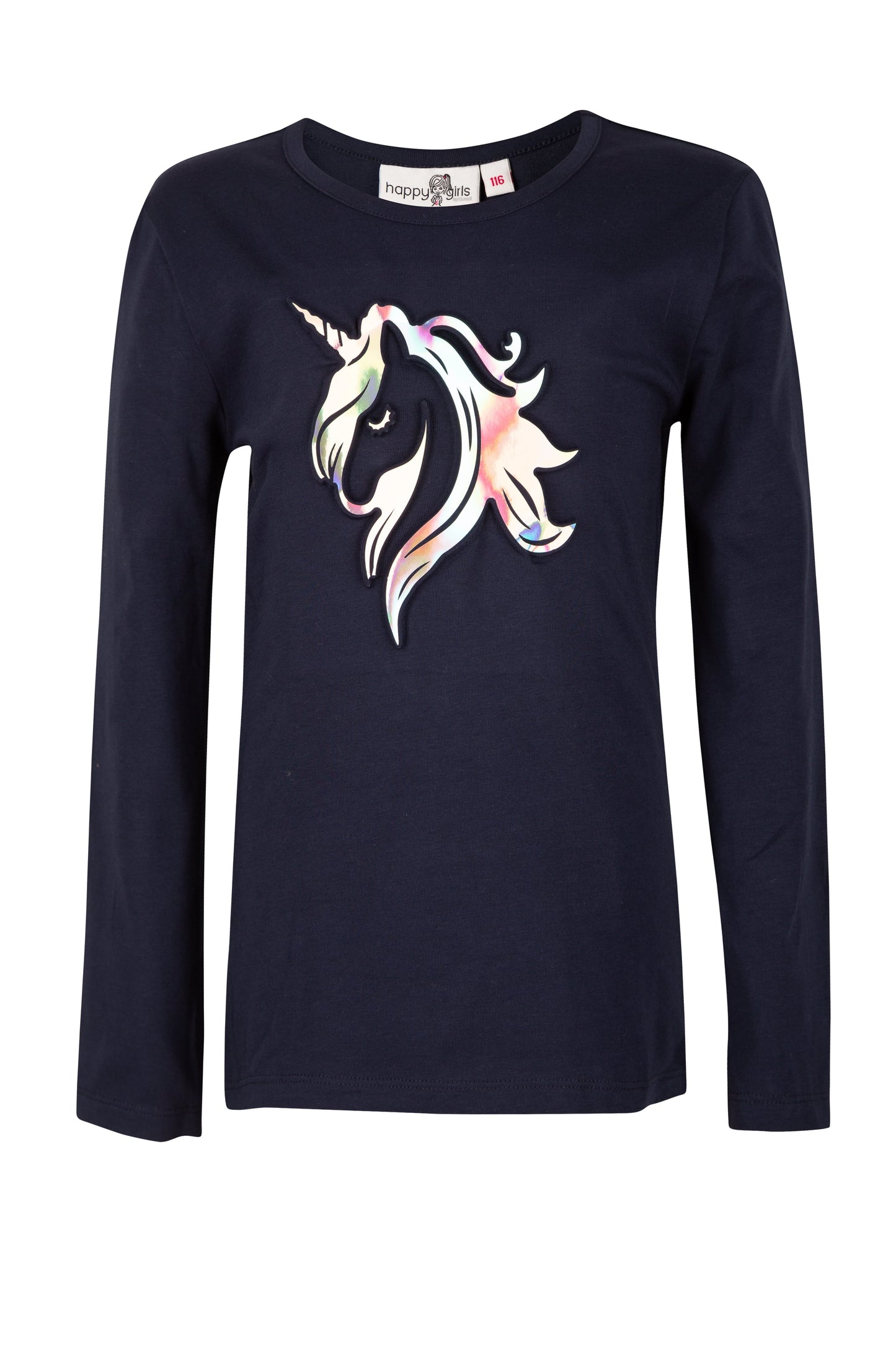 Happy Girls by Eisend Mädchen Langarmshirt Einhorn 753102