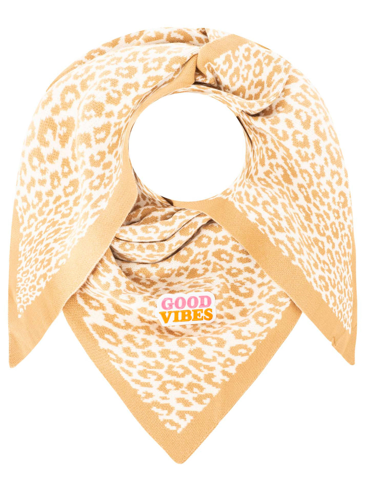 Zwillingsherz Damen Dreieckstuch BW Mix "Leo Patch"