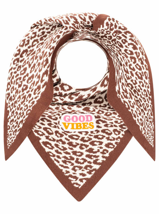 Zwillingsherz Damen Dreieckstuch BW Mix "Leo Patch"