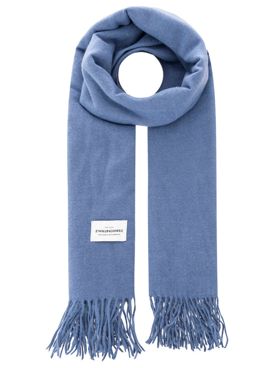 Zwillingsherz Damen Schal "Fransen Uni"