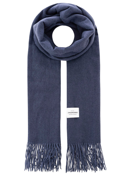 Zwillingsherz Damen Schal "Fransen Uni"