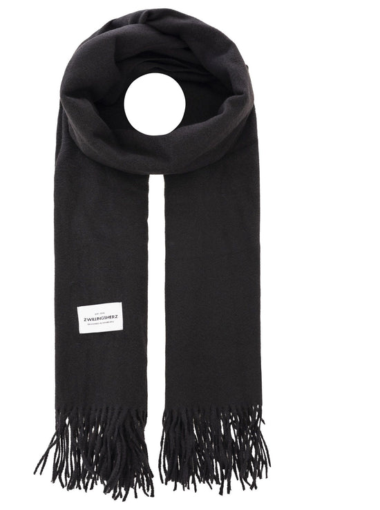 Zwillingsherz Damen Schal "Fransen Uni"