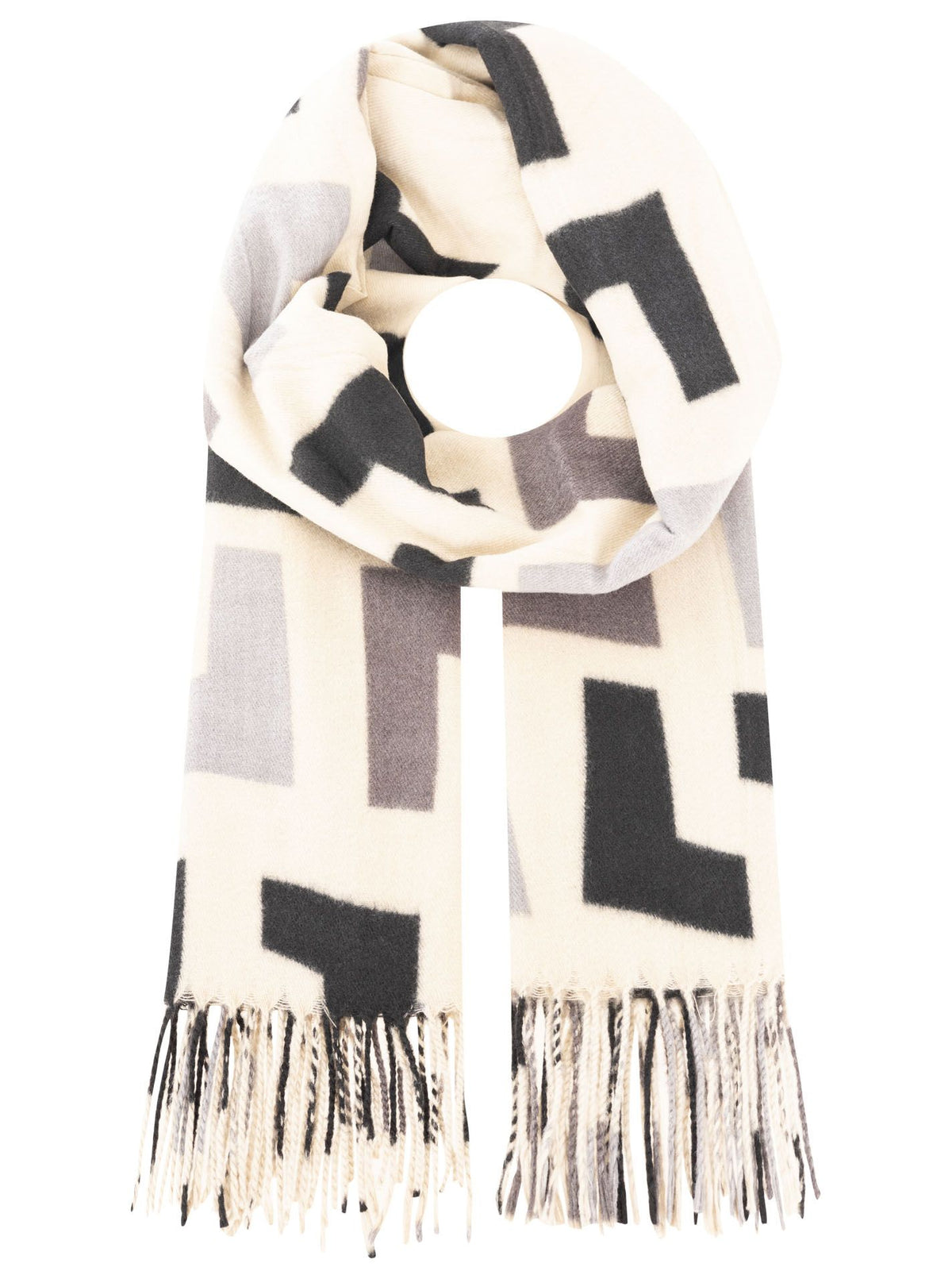 Zwillingsherz Damen Schal "geometric L"