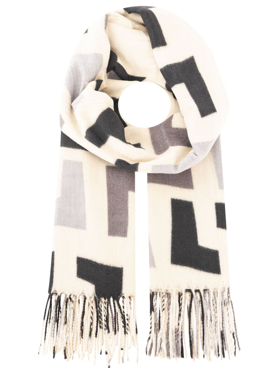 Zwillingsherz Damen Schal "geometric L"
