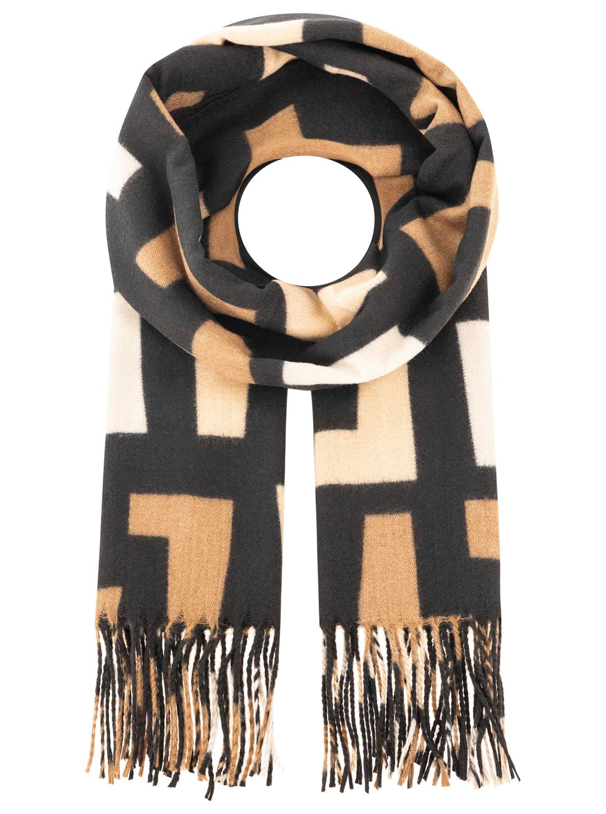 Zwillingsherz Damen Schal "geometric L"
