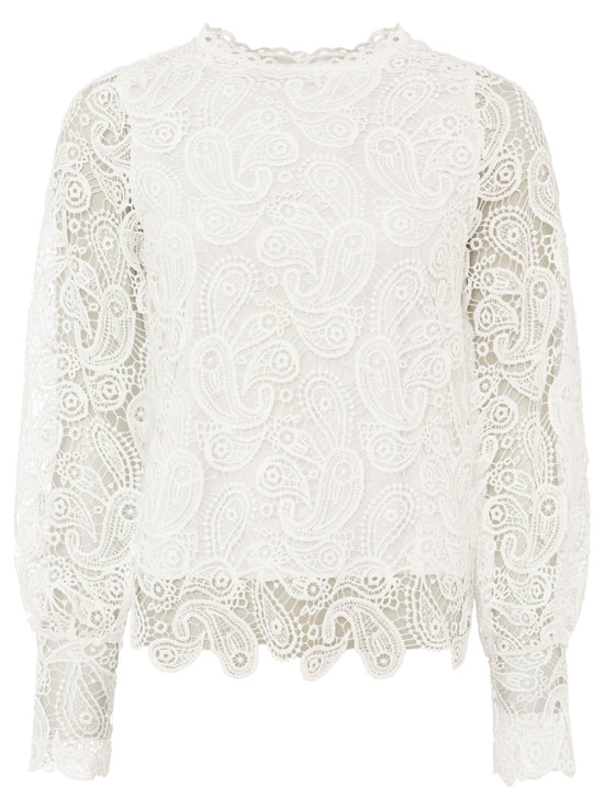 Zwillingsherz Damen Cardigan mit Knöpfen "Spitze & Stickerei"