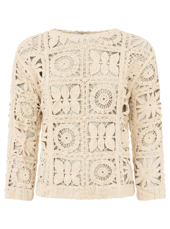 Zwillingsherz Damen Blusenshirt Lochstick "Modern Art"