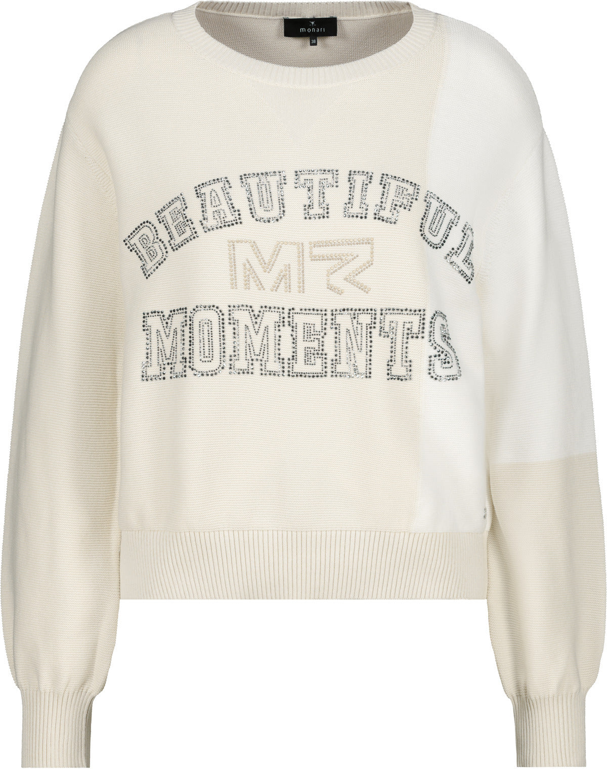 Monari Damen Pullover im Colorblocking-Stil Verona