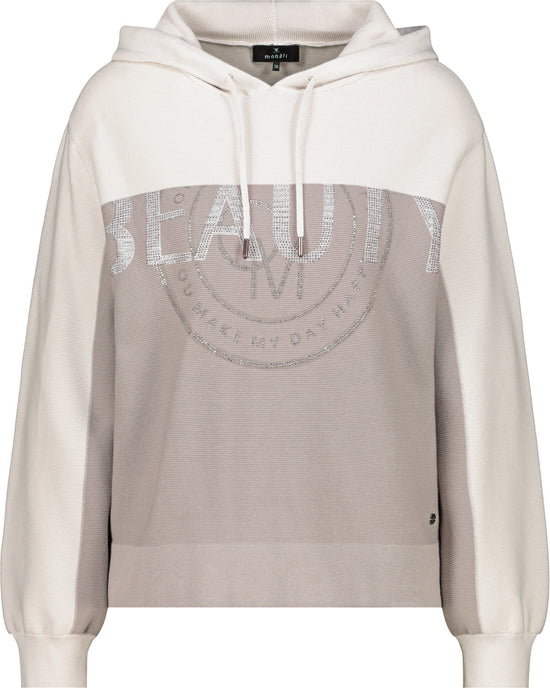 Monari Damen Pullover mit Kapuze