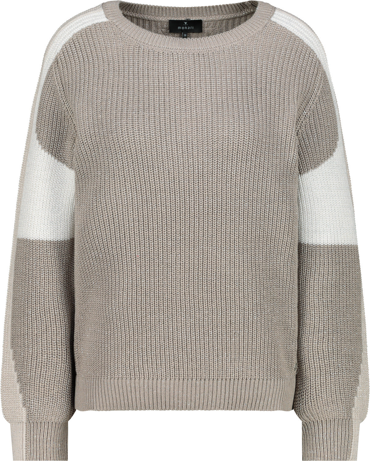 Monari Damen Strickpullover mit Lurex