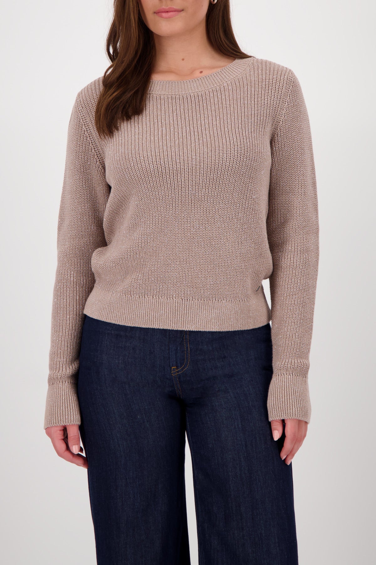 Monari Damen Strickpullover mit Lurex Verona