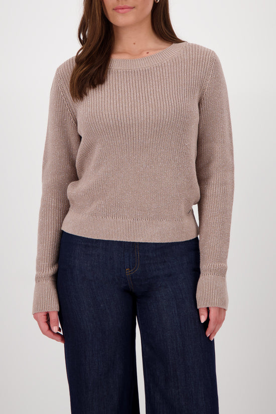 Monari Damen Strickpullover mit Lurex Verona