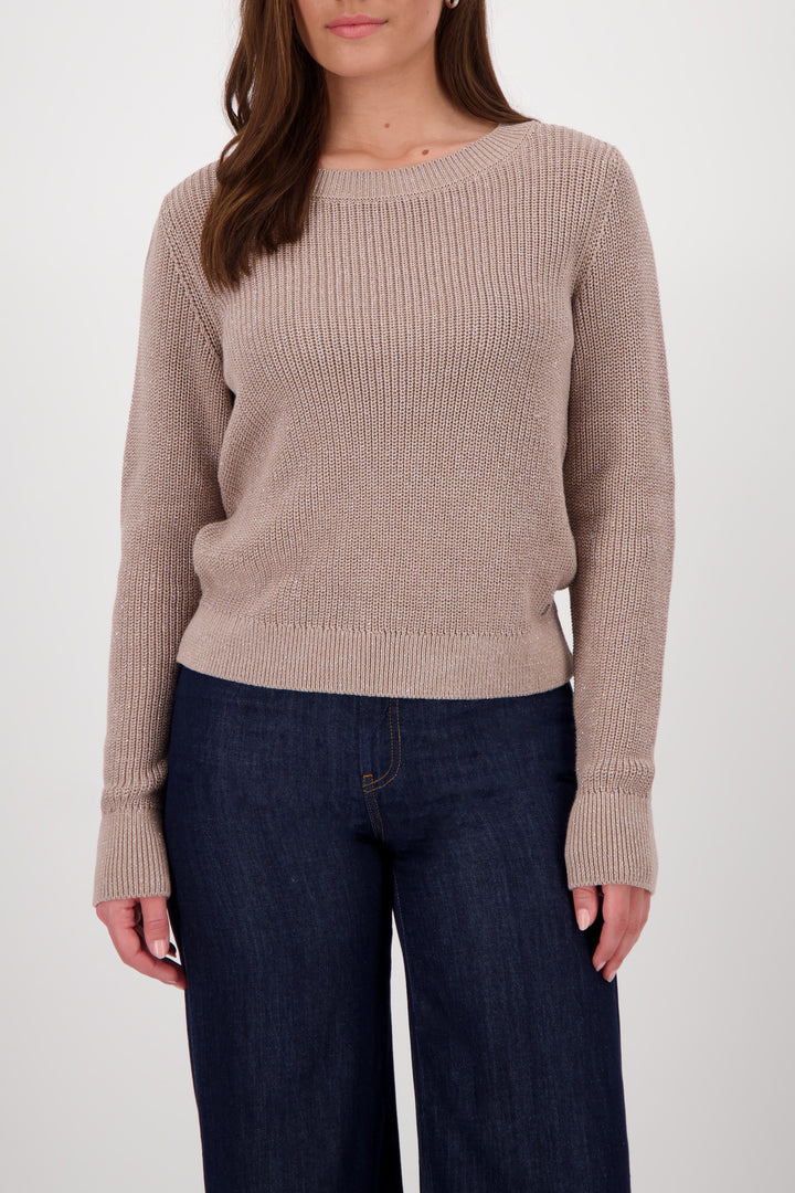 Monari Damen Strickpullover mit Lurex Verona