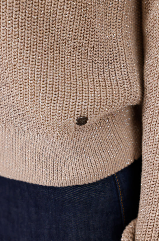 Monari Damen Strickpullover mit Lurex Verona