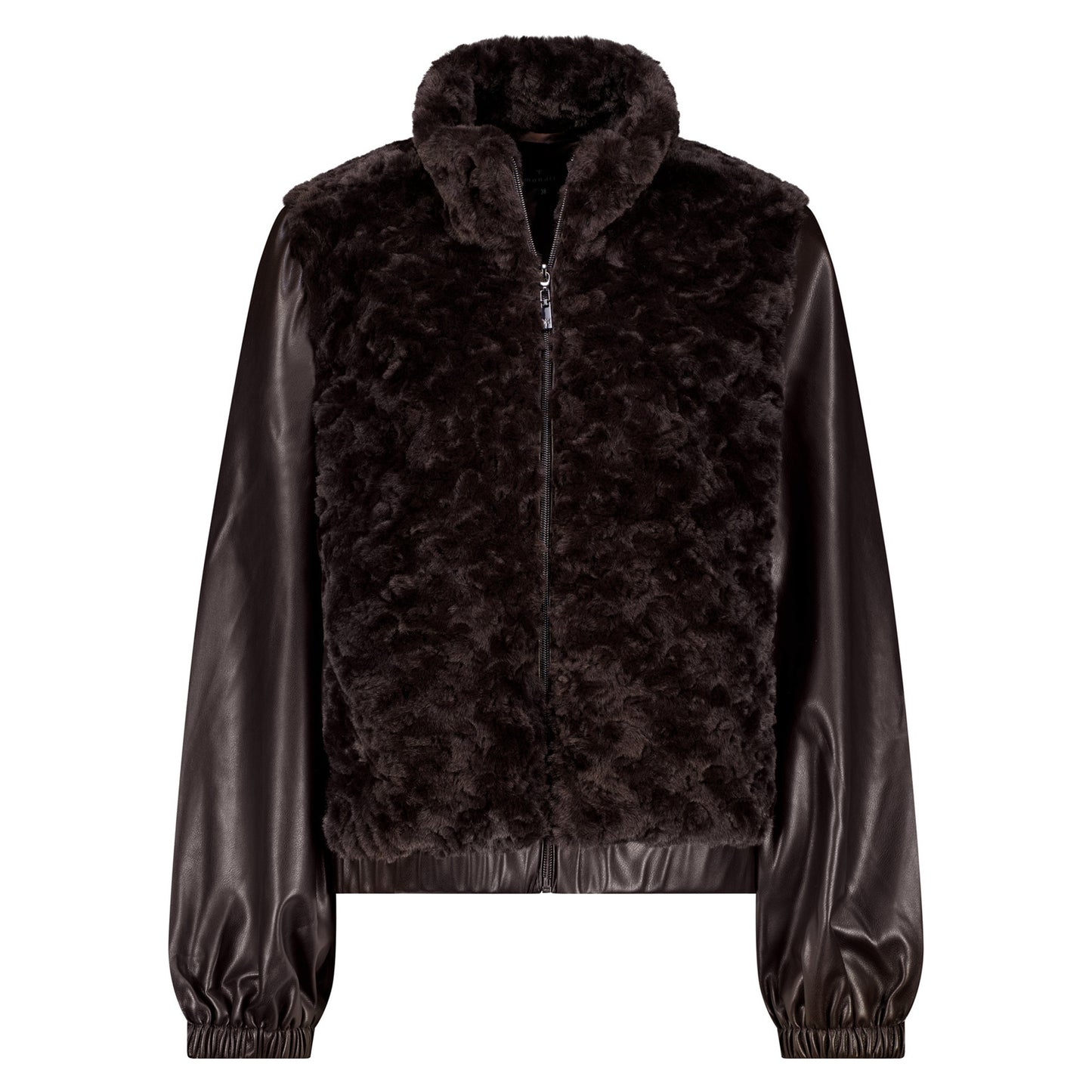 Monari Damen Jacke mit Kunstfell