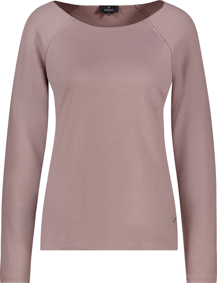 Monari Damen Langarmshirt 810029 – taupe