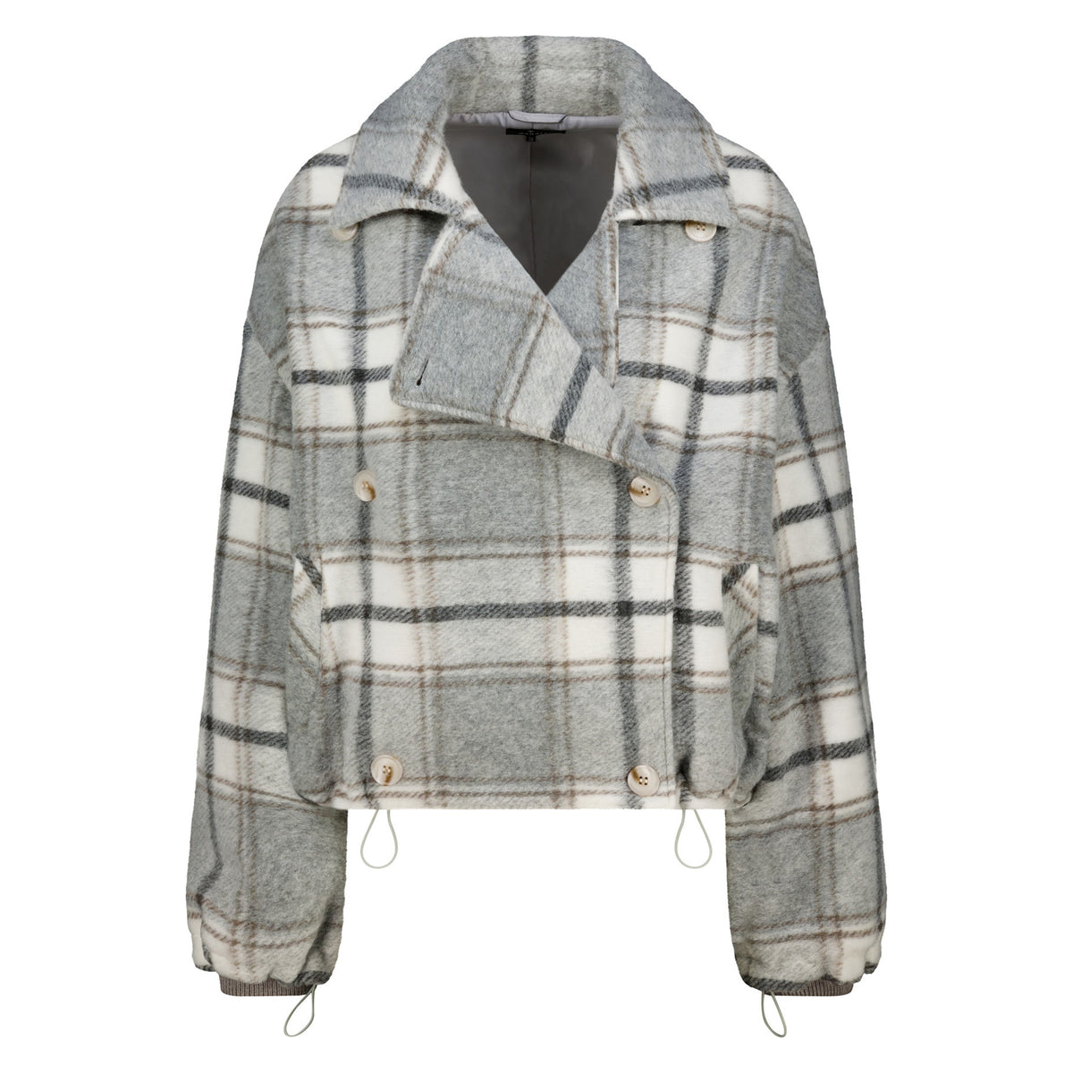 Monari Damen Jacke mit Karomuster