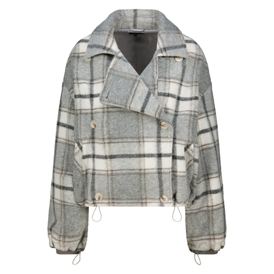 Monari Damen Jacke mit Karomuster