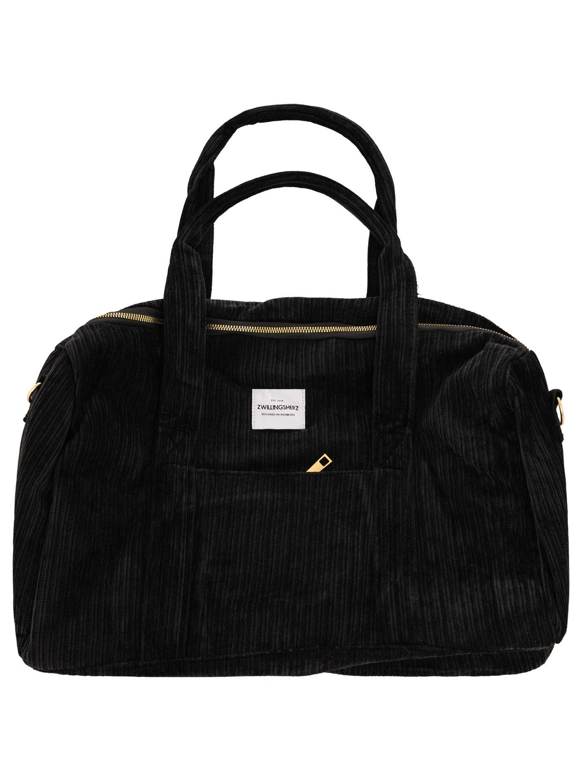 Zwillingsherz Damen Tasche XXL Weekender Kord "Uni"