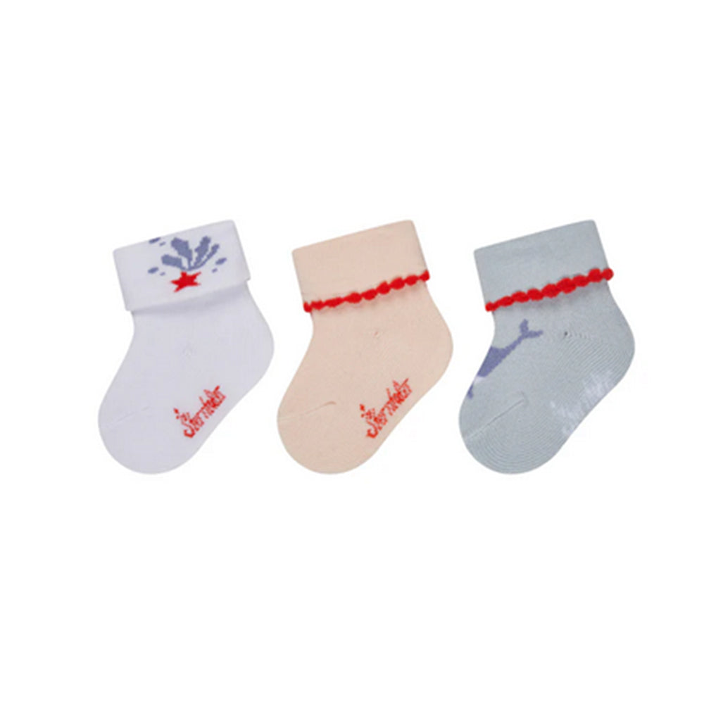 Sterntaler Baby Socken 3er Unterwasser