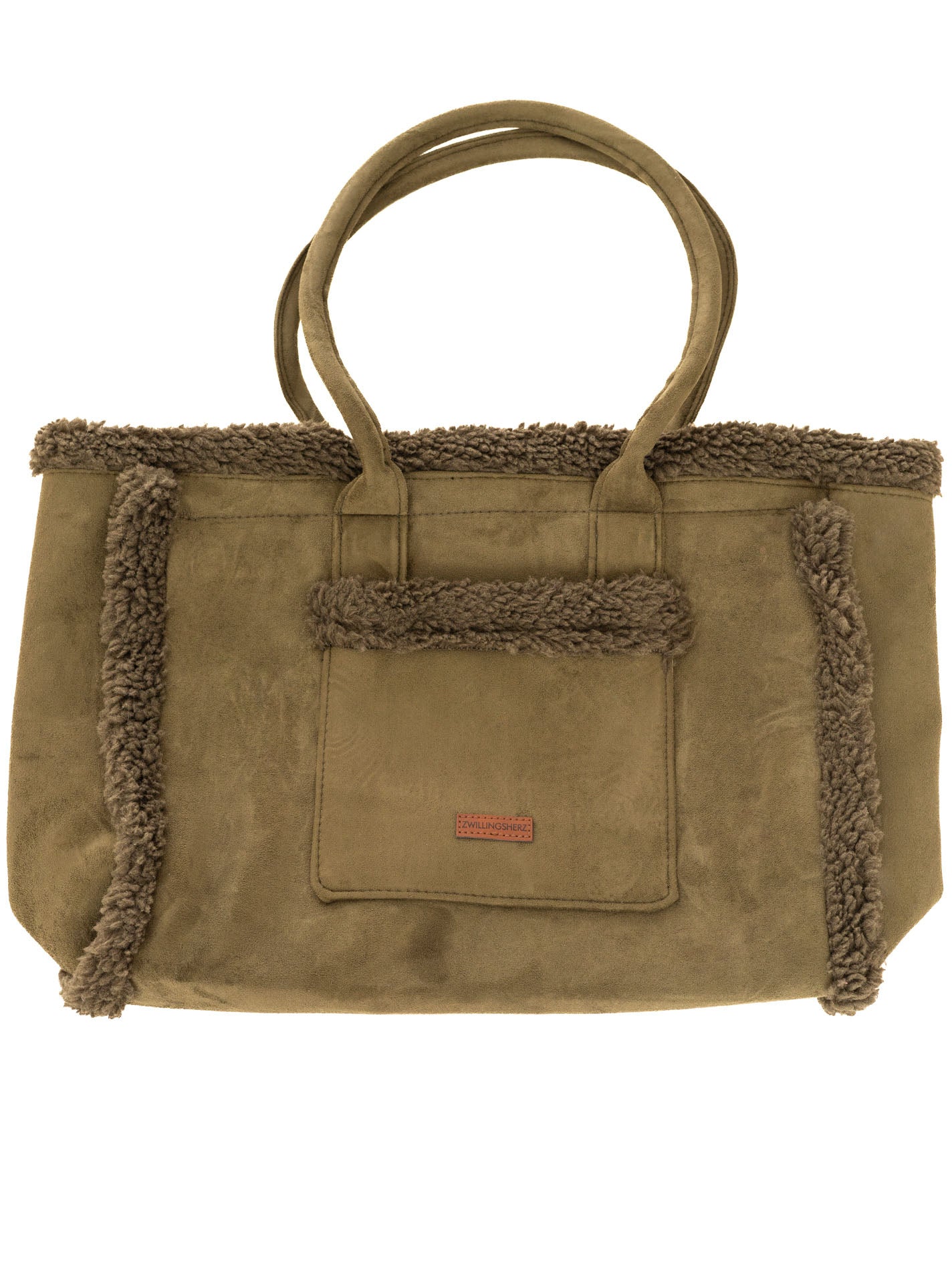 Zwillingsherz Damen Tasche XXL Shopper "Teddy"
