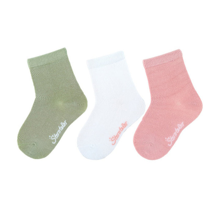 Sterntaler Kindersocken 3er Pack aus Bambus Uni