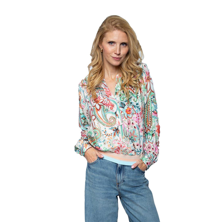 Emily van den Bergh Damen Shirtblusen Flower Paisley