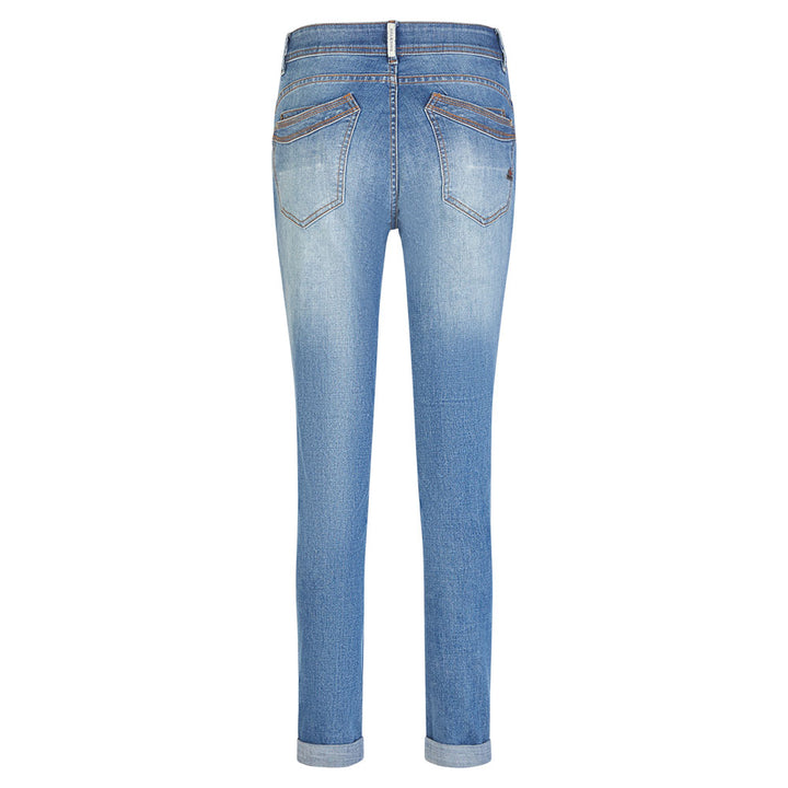 Buena Vista Damen Jeanshose Malibu-Zip High Stretch Denim - mid stone