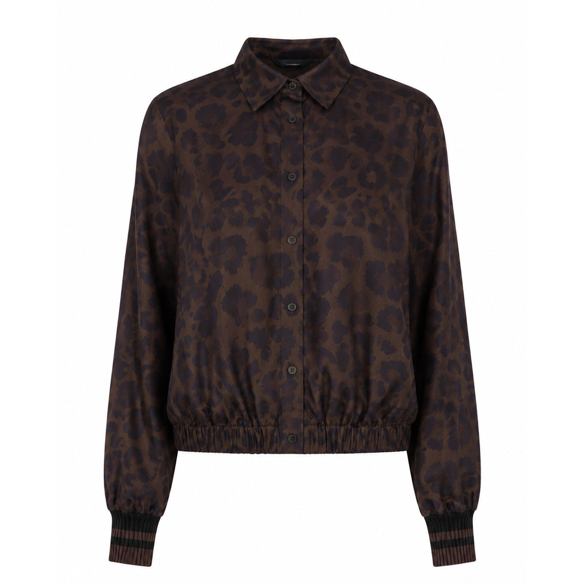 Emily van den Bergh Damen Bluse – chocolate leo