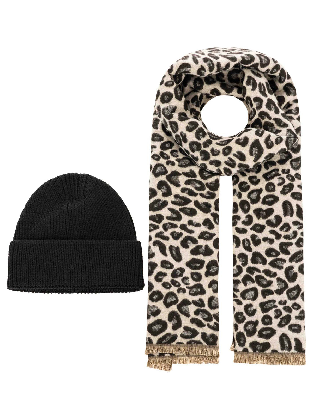 Zwillingsherz Damen Mütze & Schal "Leo"