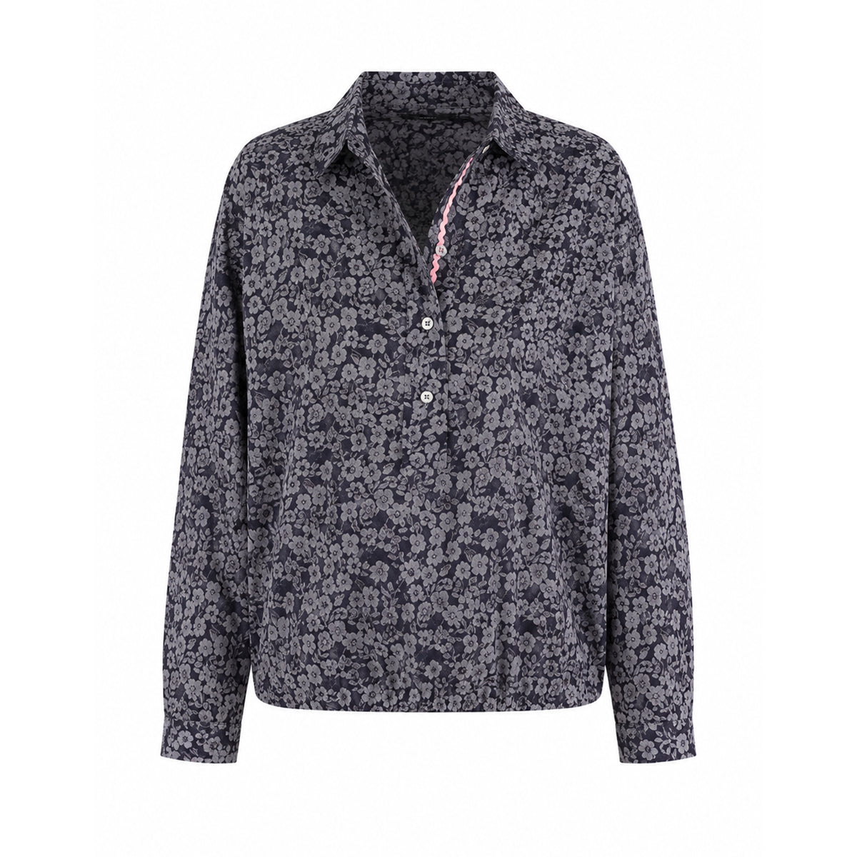 Emily van den Bergh Damen Bluse – chocolate flowers