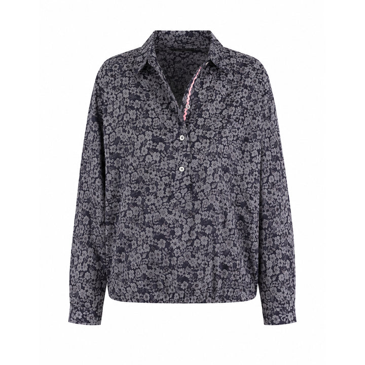 Emily van den Bergh Damen Bluse – chocolate flowers