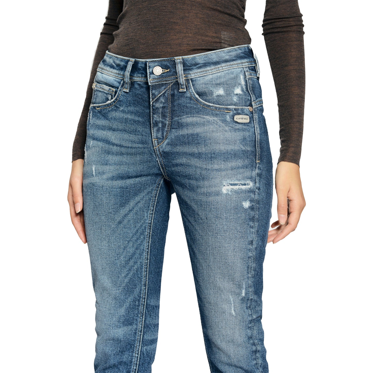 GANG Damen Jeans 94AMELIE CROPPED