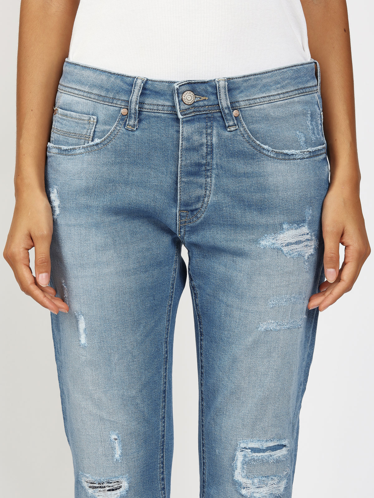 Gang Damen Boyfriend Jeans 94Nica cropped