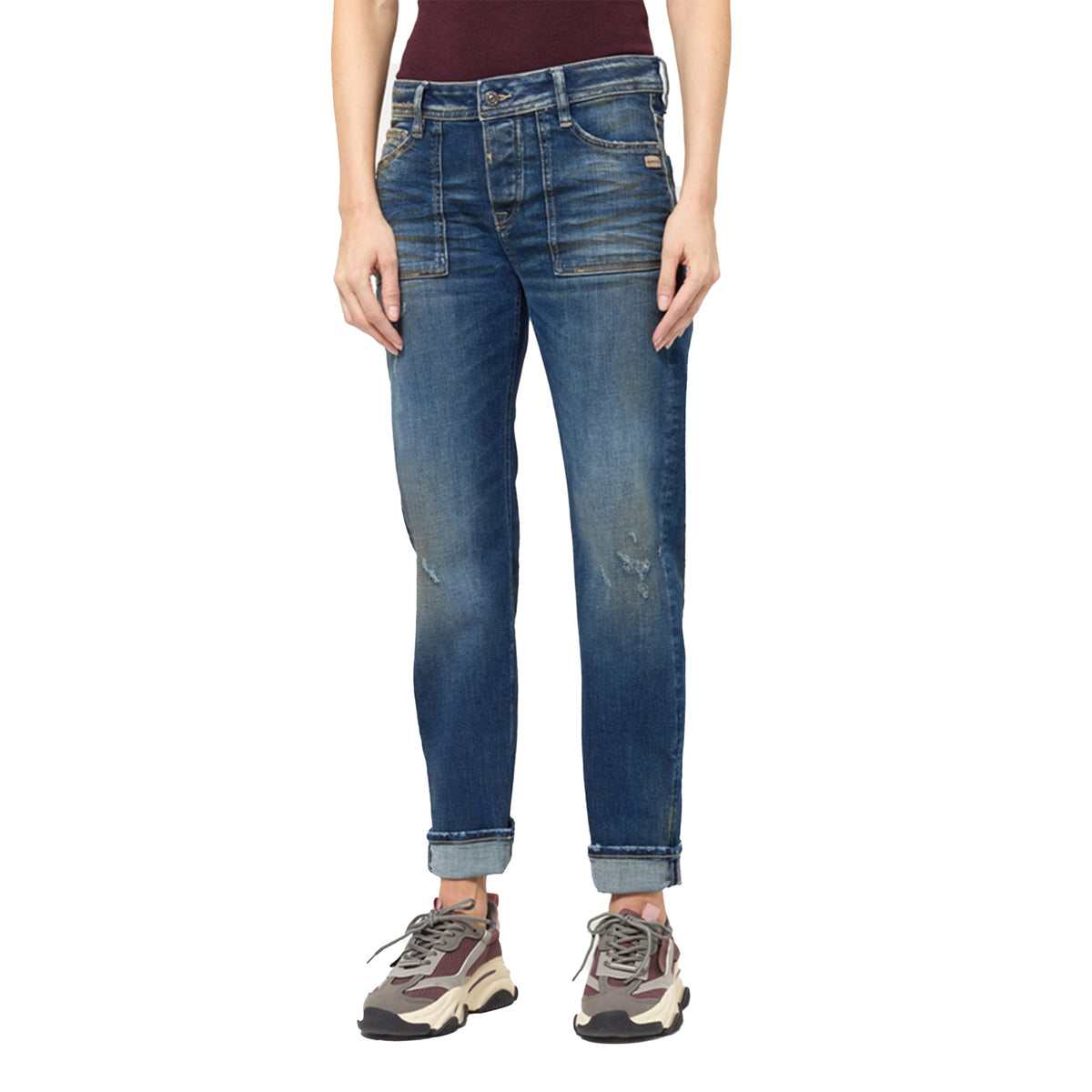 GANG Damen Jeans 94NICA WORKER - boyfriend fit