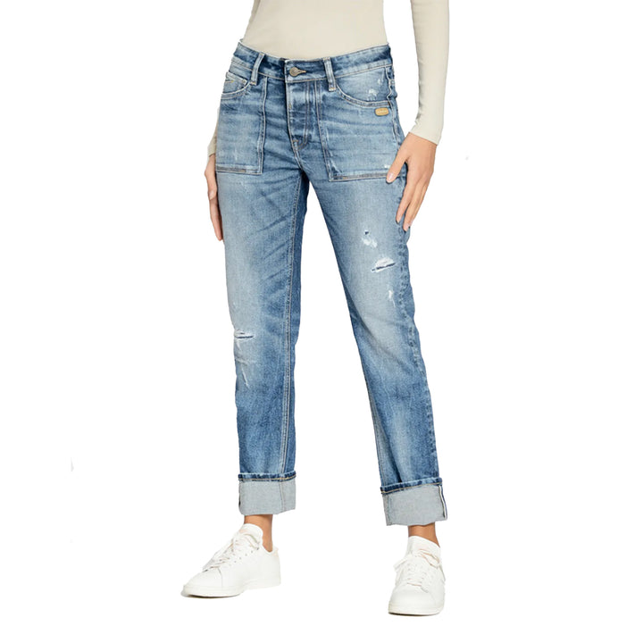 GANG Damen Jeans 94NICA WORKER - boyfriend fit