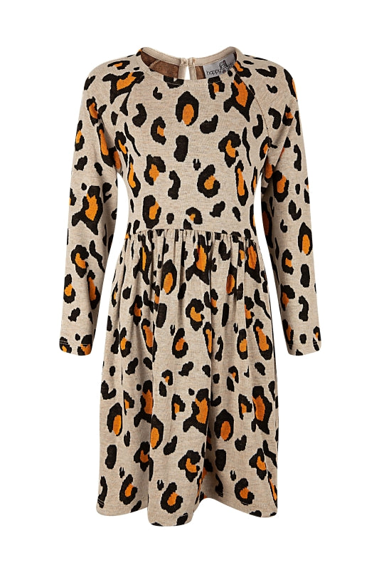 Happy Girls by Eisend Mädchen Kleid Leo Print