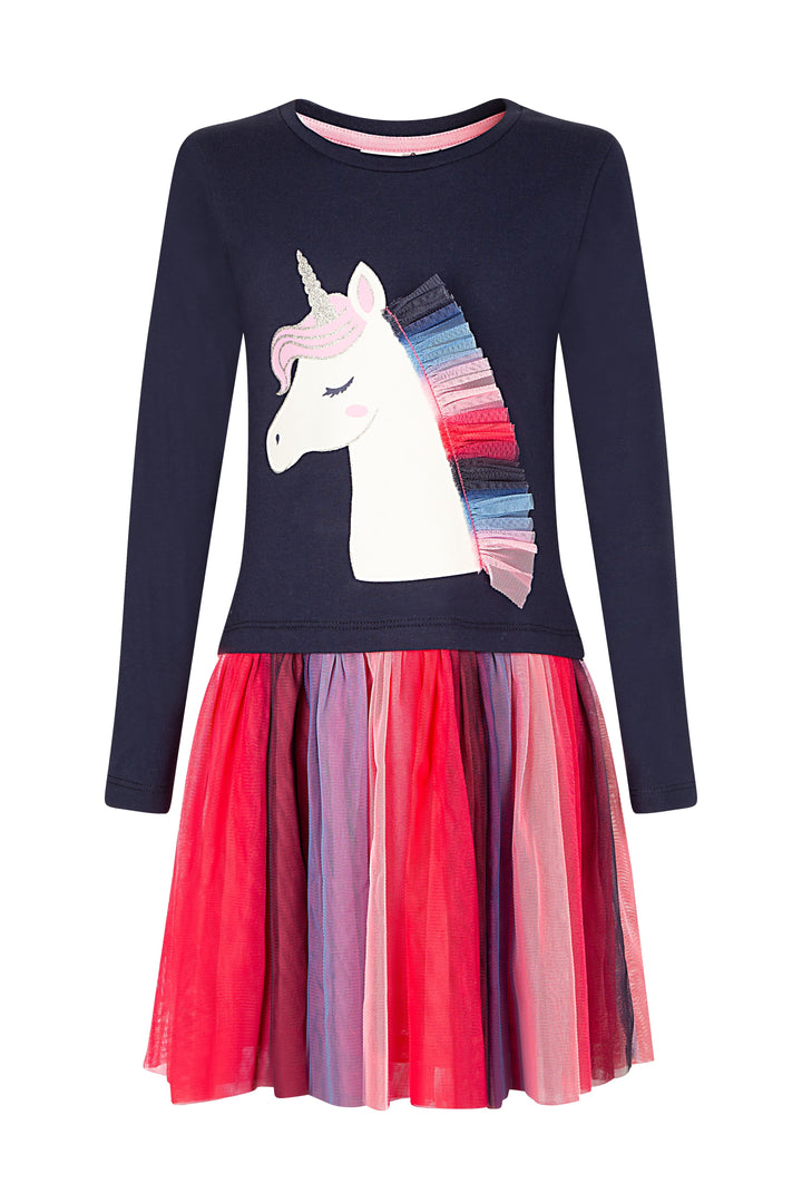 Happy Girls by Eisend Mädchen Kleid Einhorn